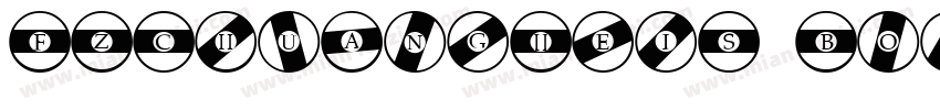 FZChuangHeiS Bold字体转换